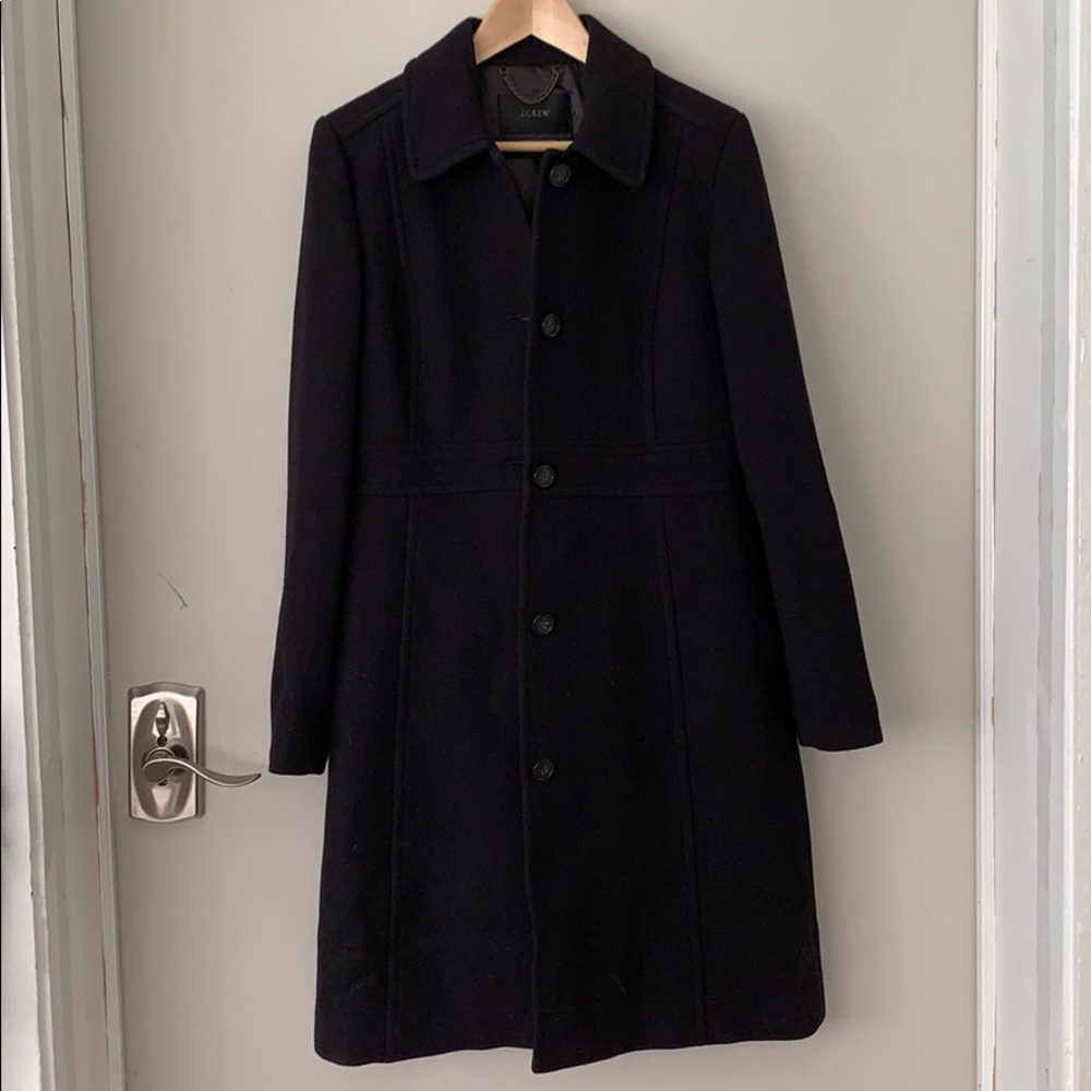 Beautiful J Crew coat in black